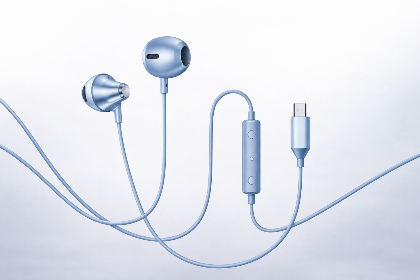 WiredEra Chrome Earbuds — Premium Wired Audio