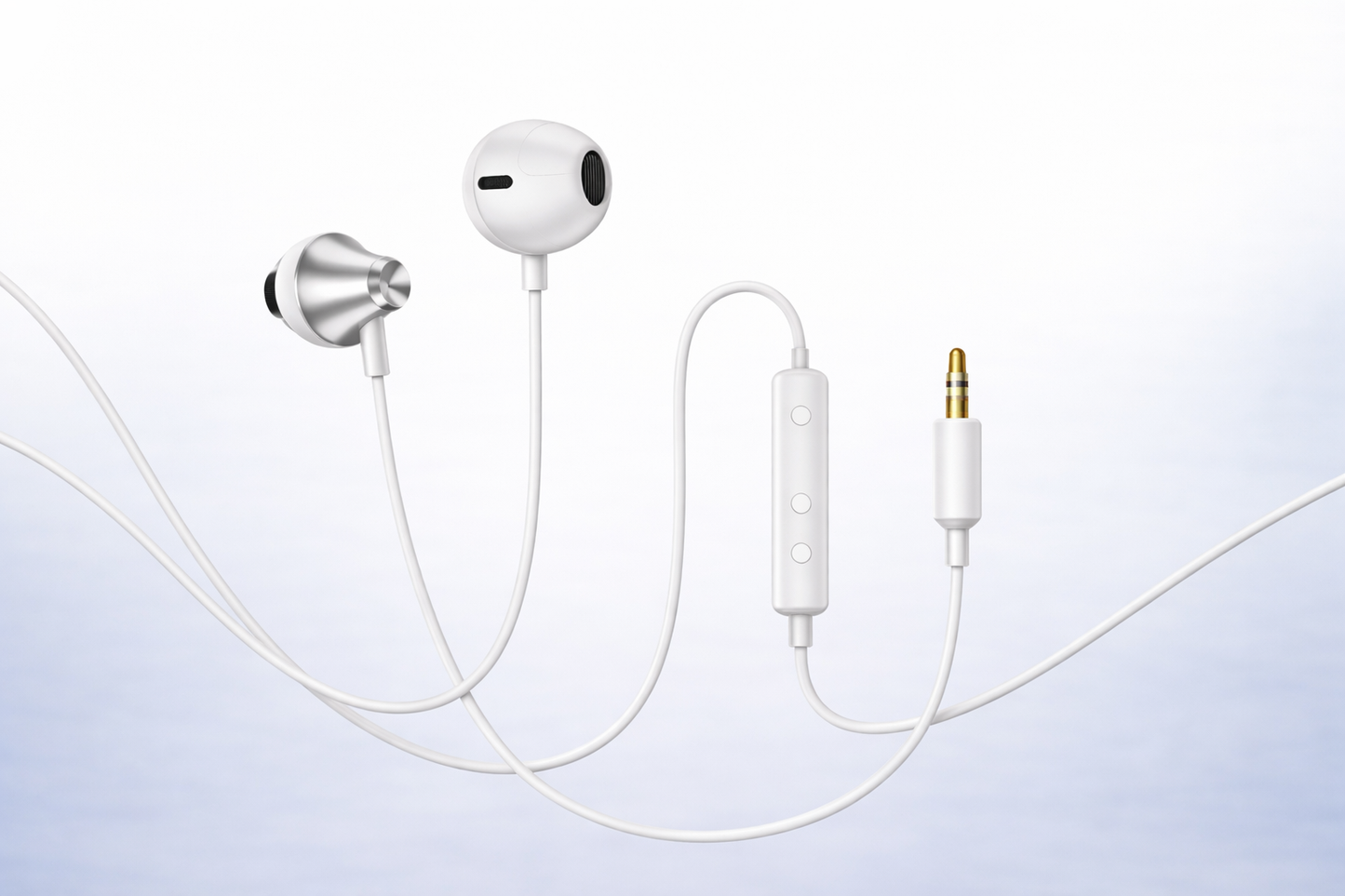 WiredEra Chrome Earbuds — Premium Wired Audio