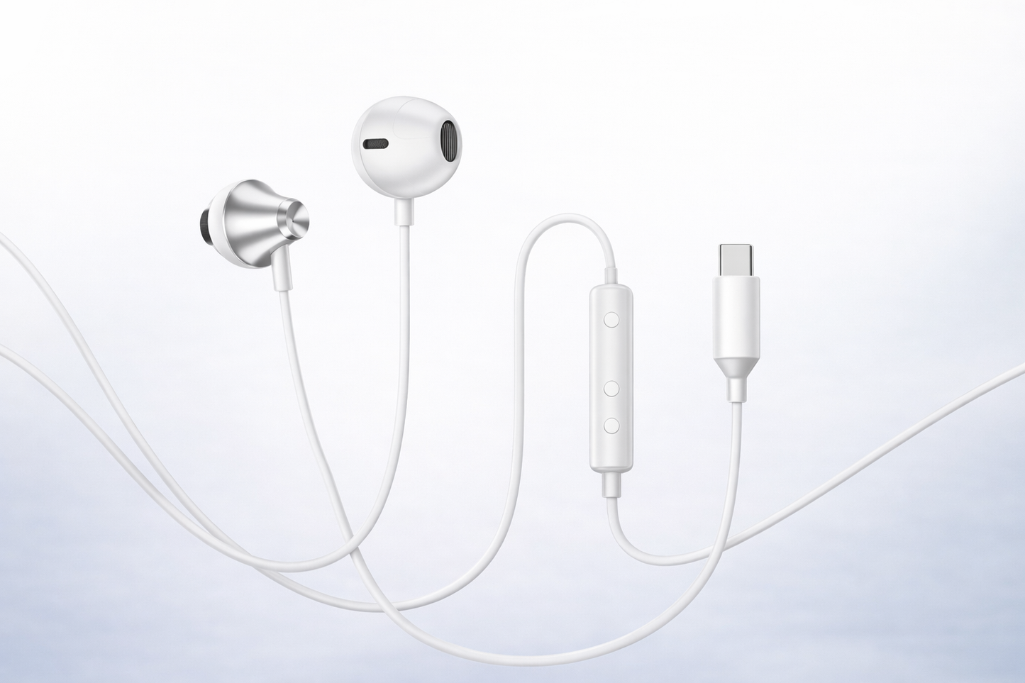 WiredEra Chrome Earbuds — Premium Wired Audio